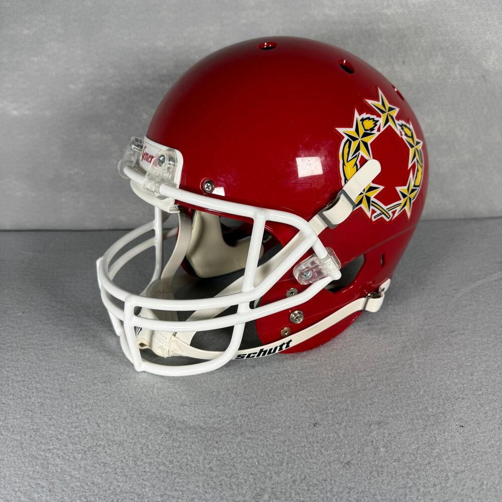 Schutt New Jersey Generals replica helmet - full size USFL red vintage inspired